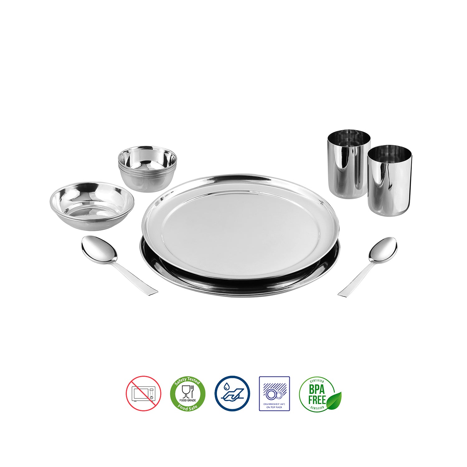 Kraft Princess stainless steel 12pc dinner set logo