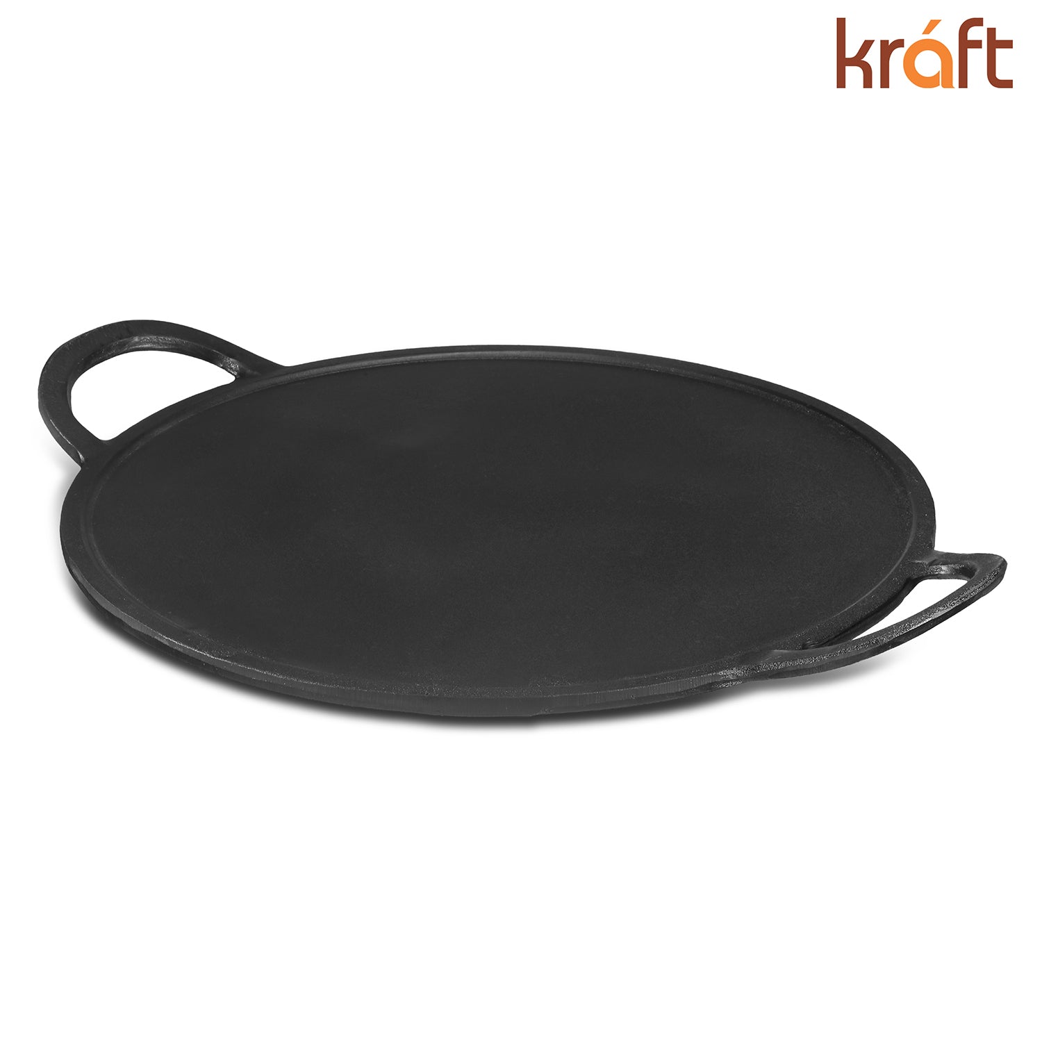 Kraft Infinity cast iron dosa tawa handle detail lifestyle