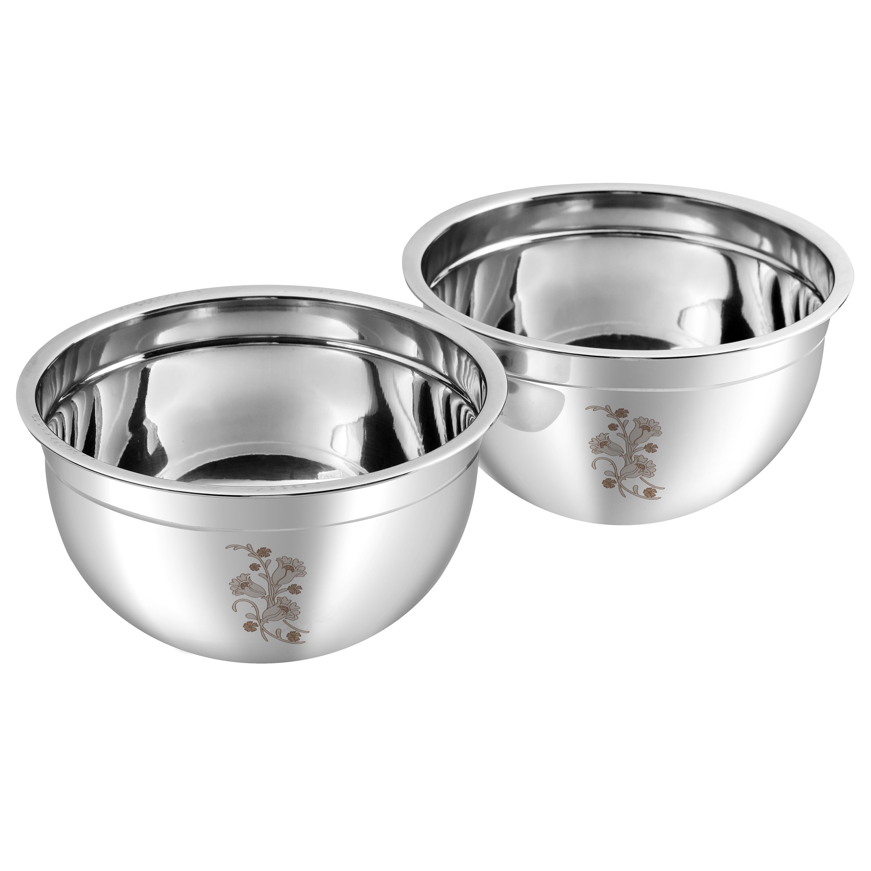 Kraft stainless steel Leaf dinner set 61pc group view