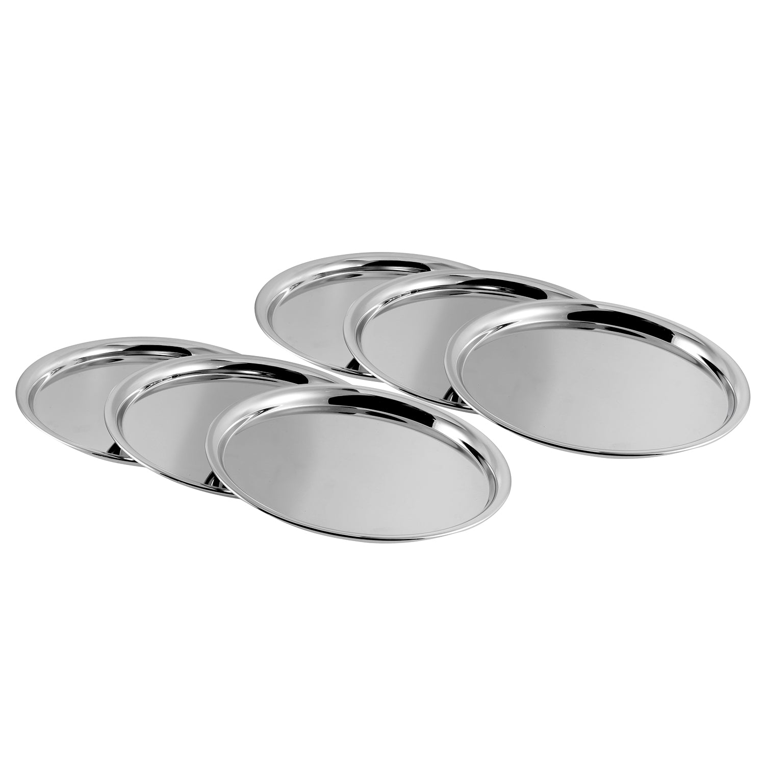 Kraft Premium stainless steel full plate set 6pc view 3