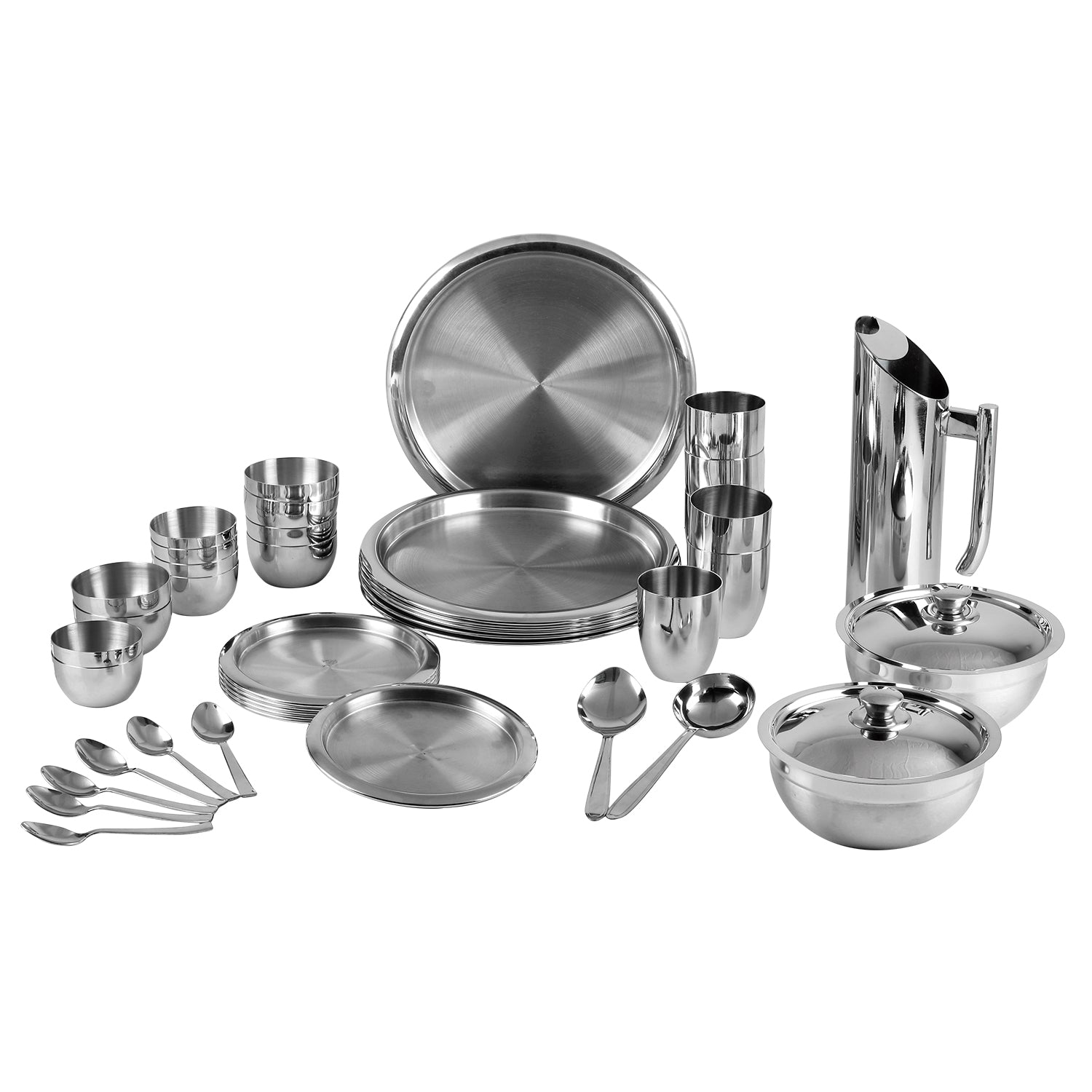 Kraft Premium stainless steel dinner set 41pc view 2