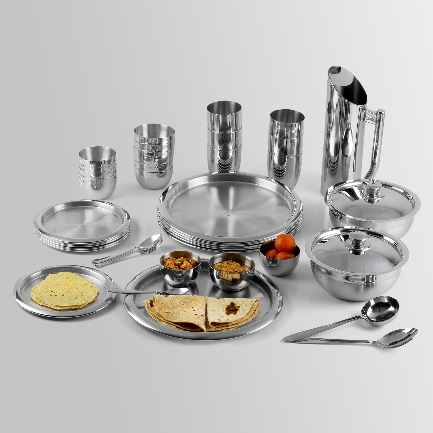 Kraft Premium stainless steel dinner set 41pc view 4