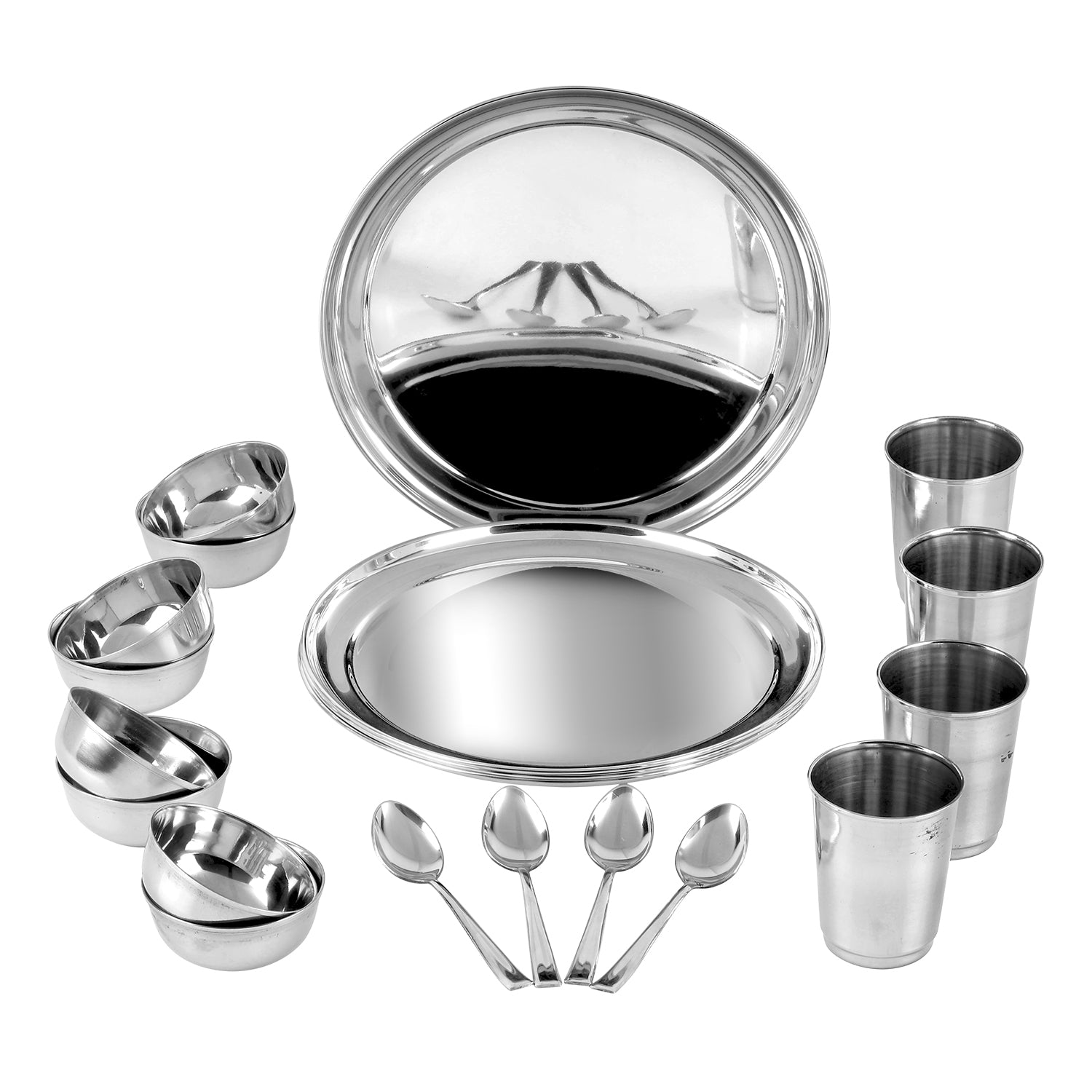 Kraft Princess stainless steel 20pc dinner set detail