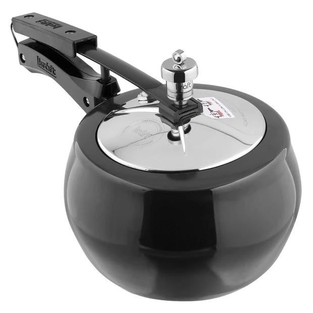 Kraft hard anodised inner lid pressure cooker view 7