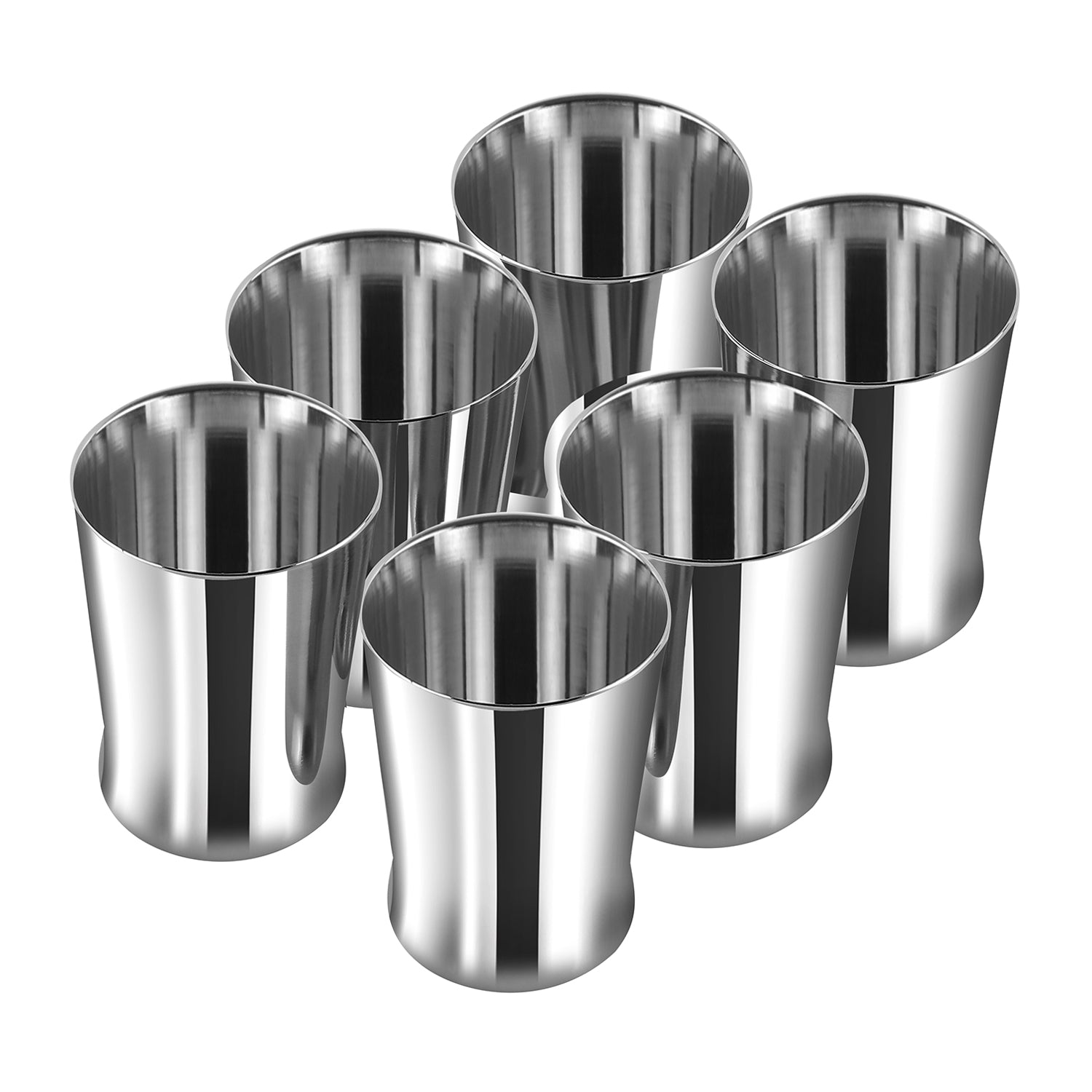 Kraft stainless steel Milano glass set 6pc lifestyle table