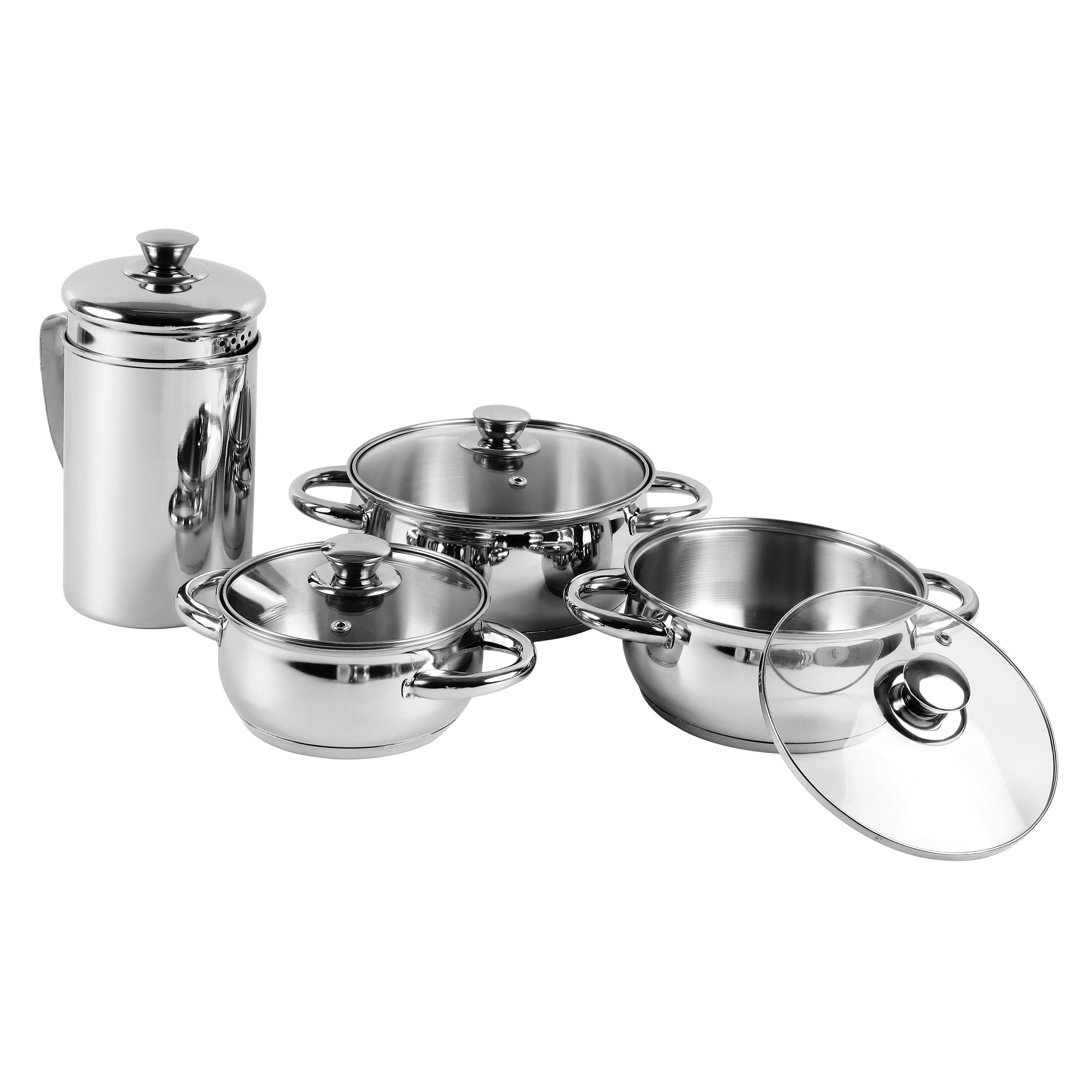 Kraft stainless steel Milano 57pc dinner set lifestyle