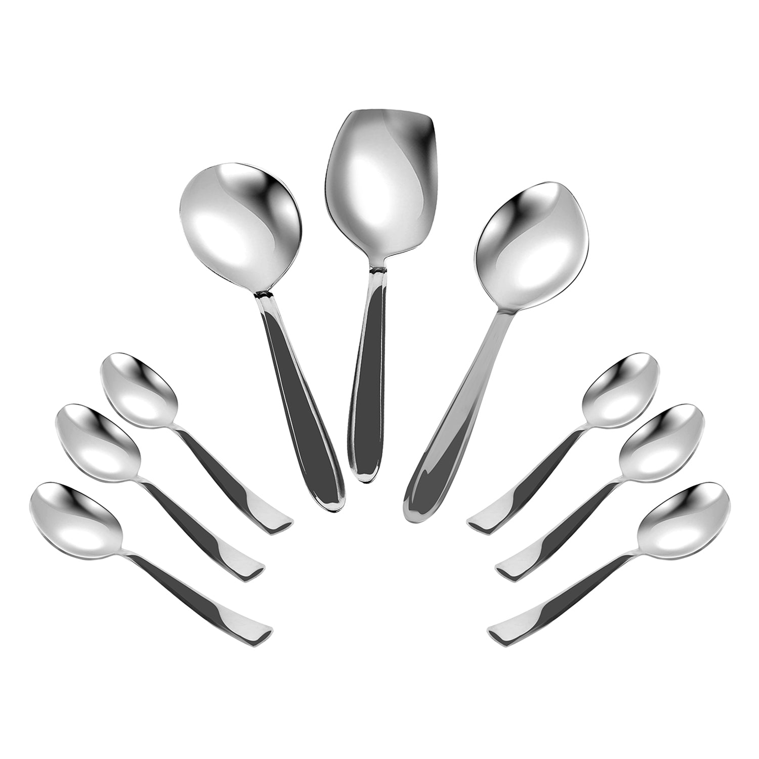 Kraft stainless steel Qubic 55pc dinner set table
