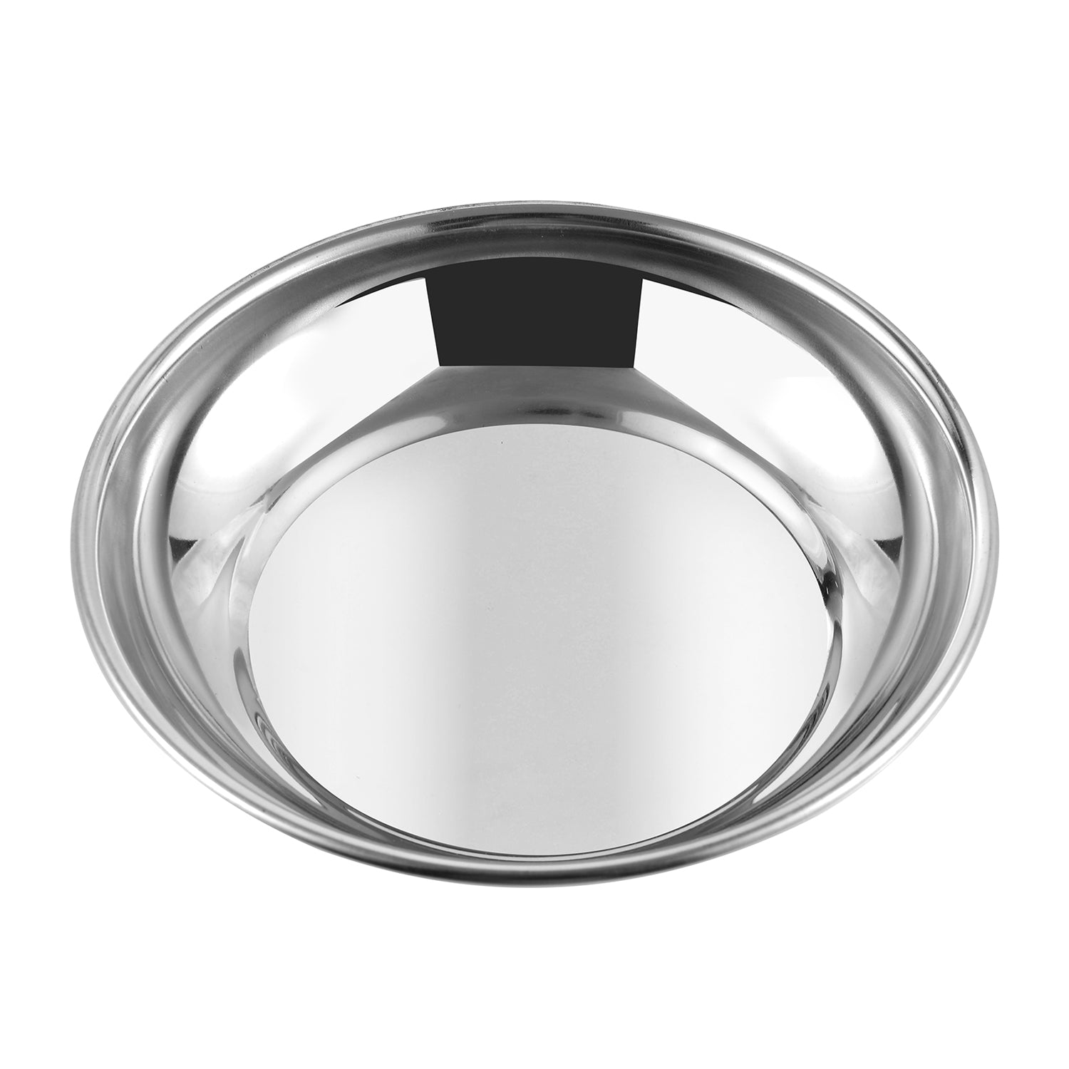 Kraft stainless steel dessert plates 12pc view 3