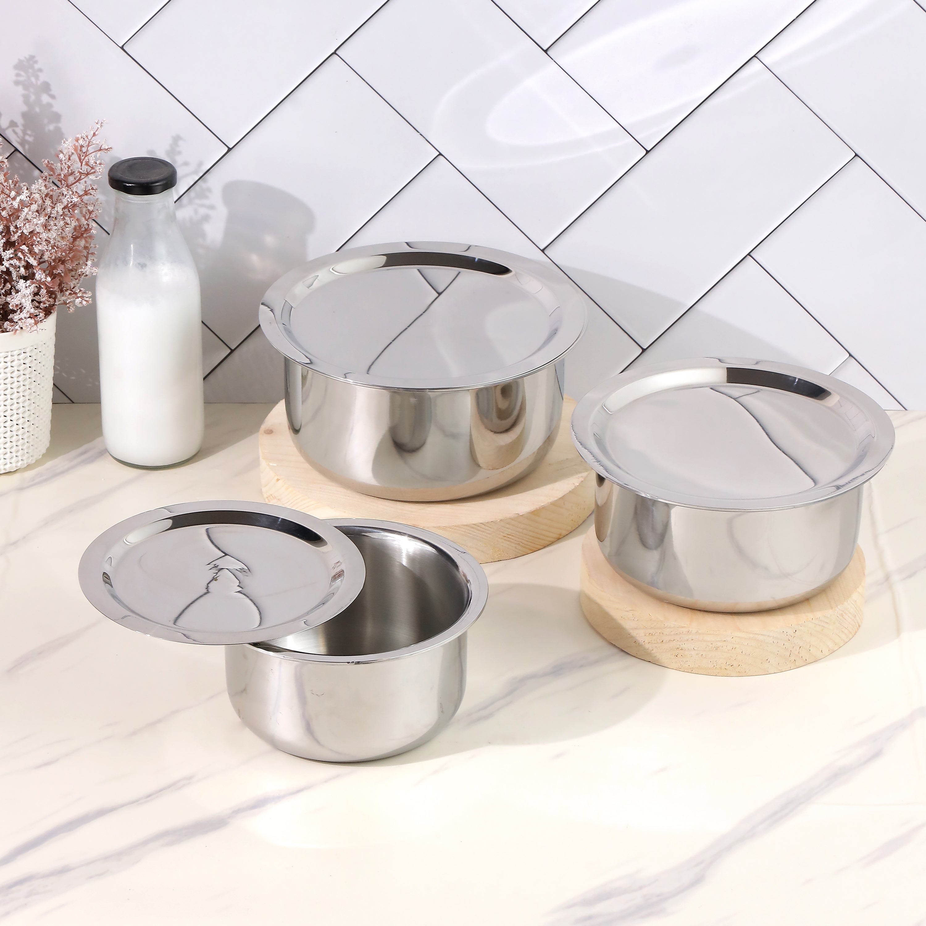 Kraft Futuretec Triply tope combo set 3pc induction view 2