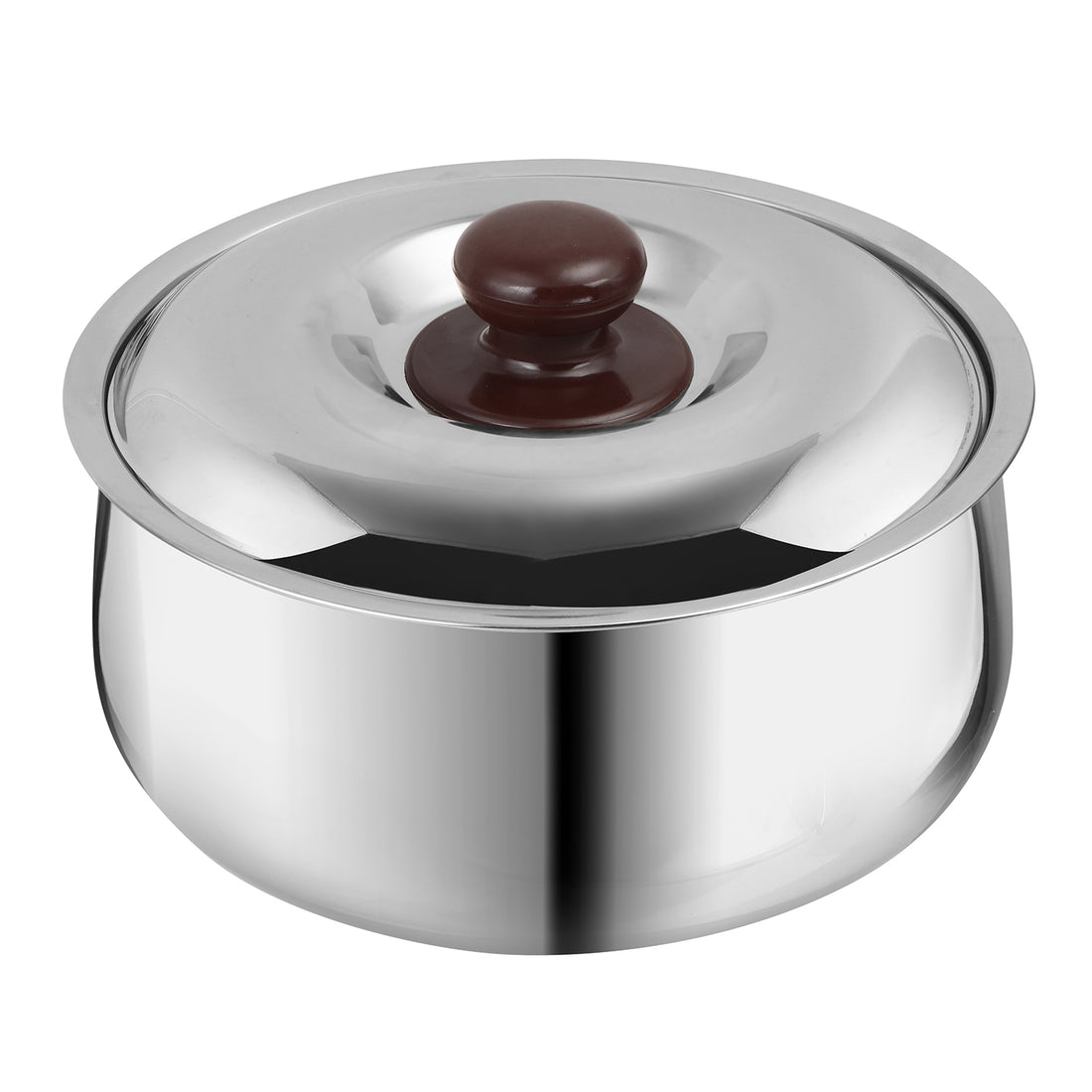 Kraft stainless steel belly shape roti casserole insulated serveware