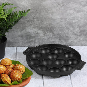 Kraft Infinity cast iron paniyarakkal 20cm pre-seasoned cookware