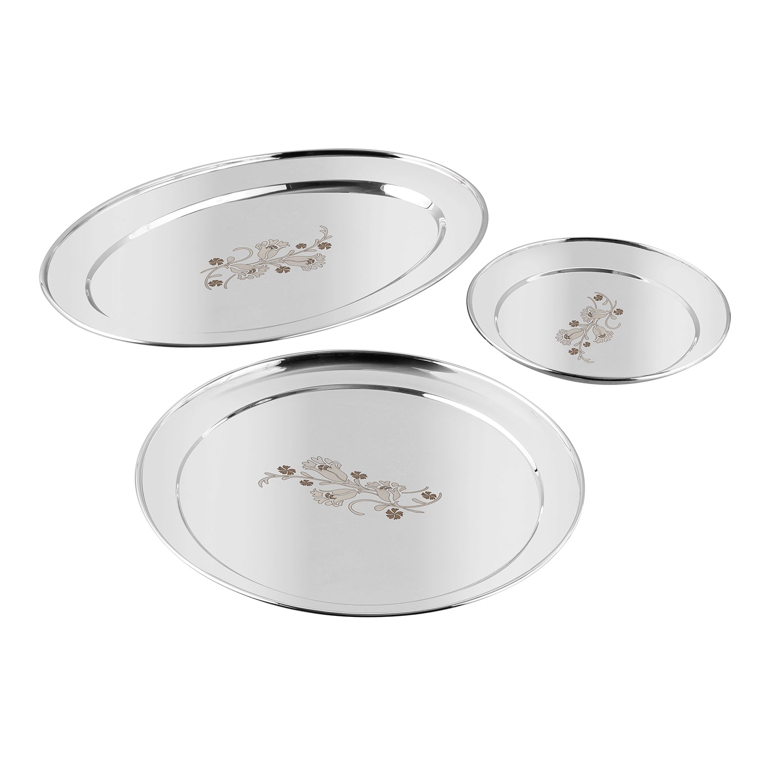 Kraft stainless steel Tulip dinner set 61pc lifestyle