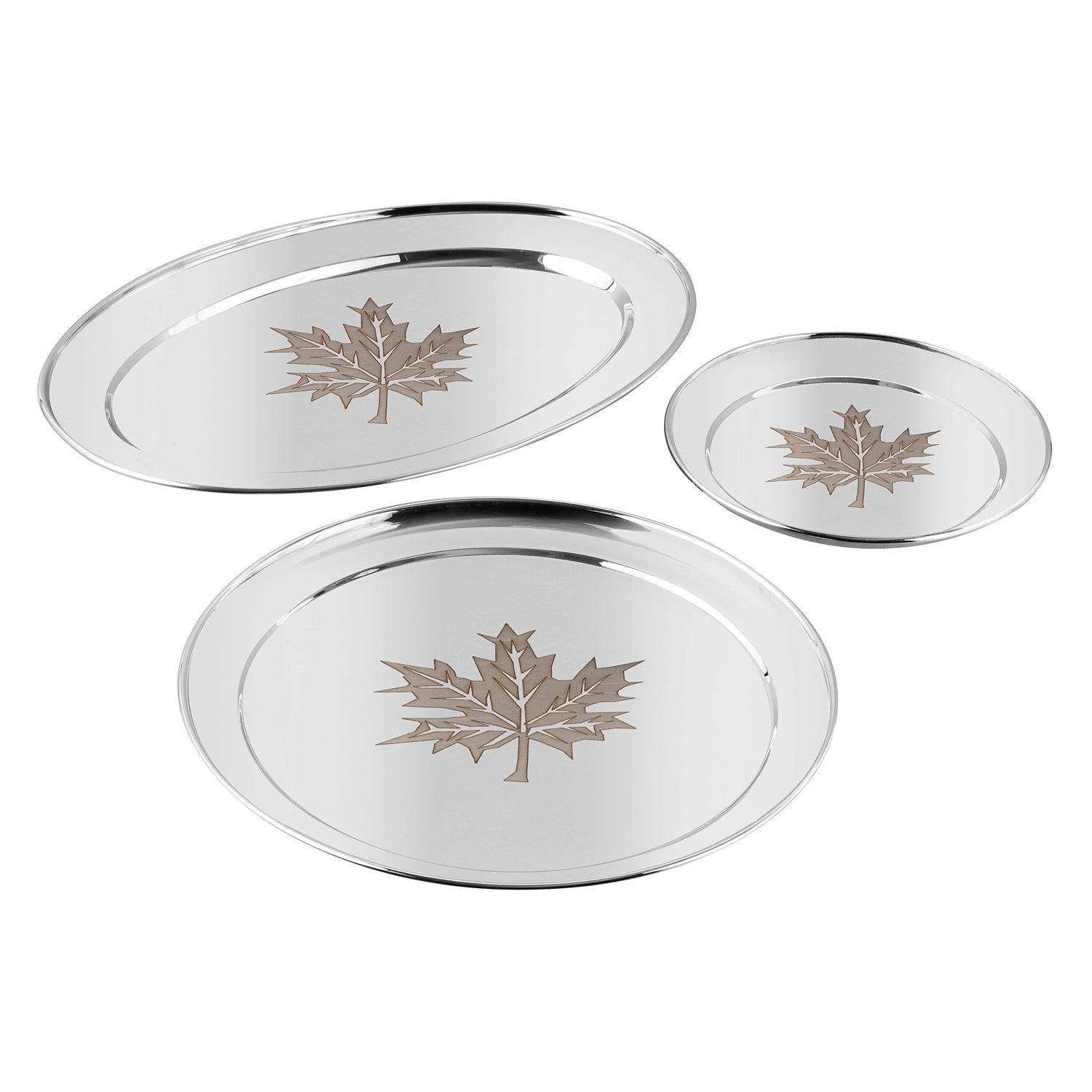 Kraft stainless steel Leaf dinner set 61pc group detail