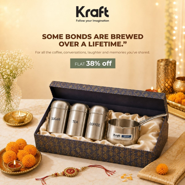 Kraft Futuretec Coffee Warmer & High Dome Canister Set  Premium Combo