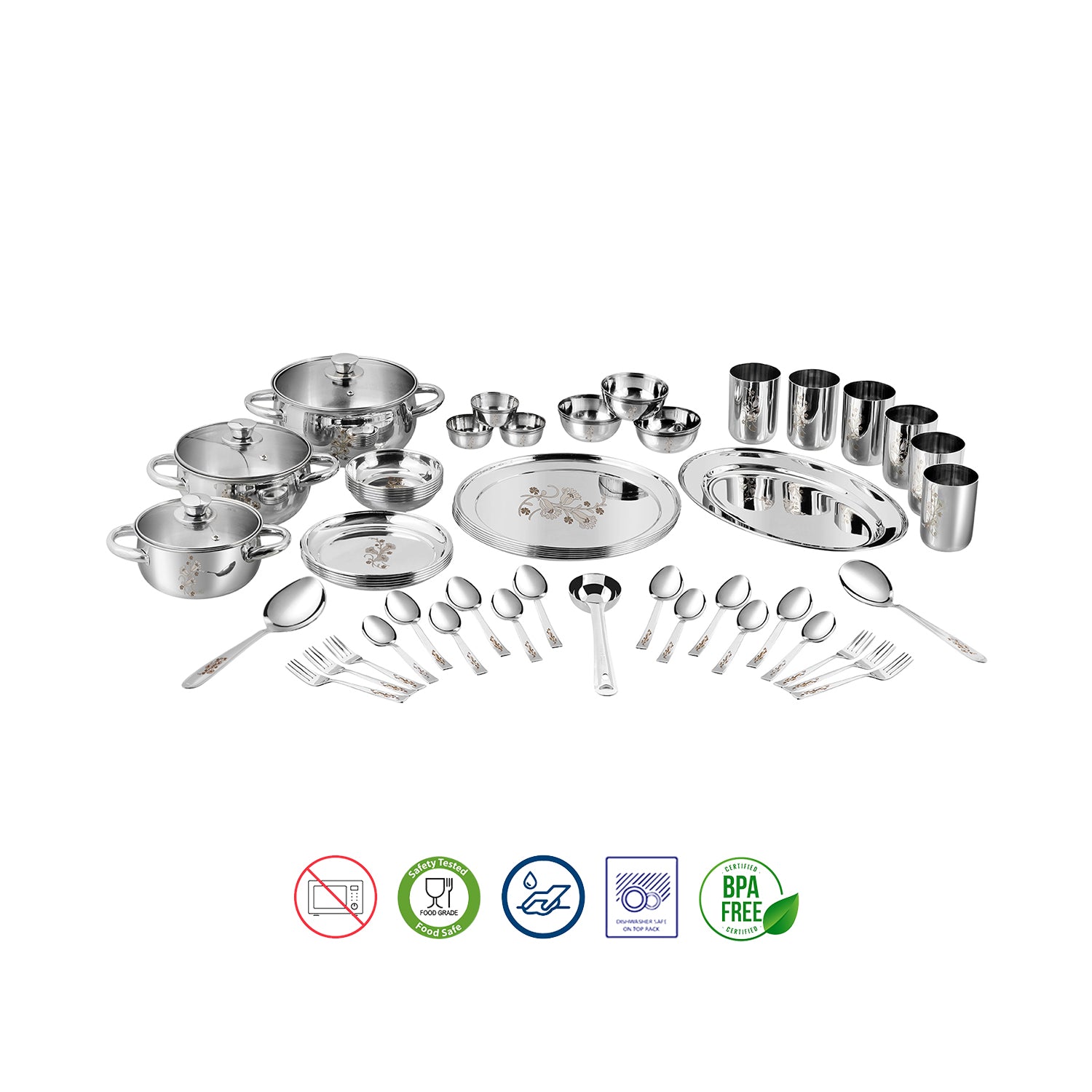 Kraft Tulip Dinner Set 61 pc