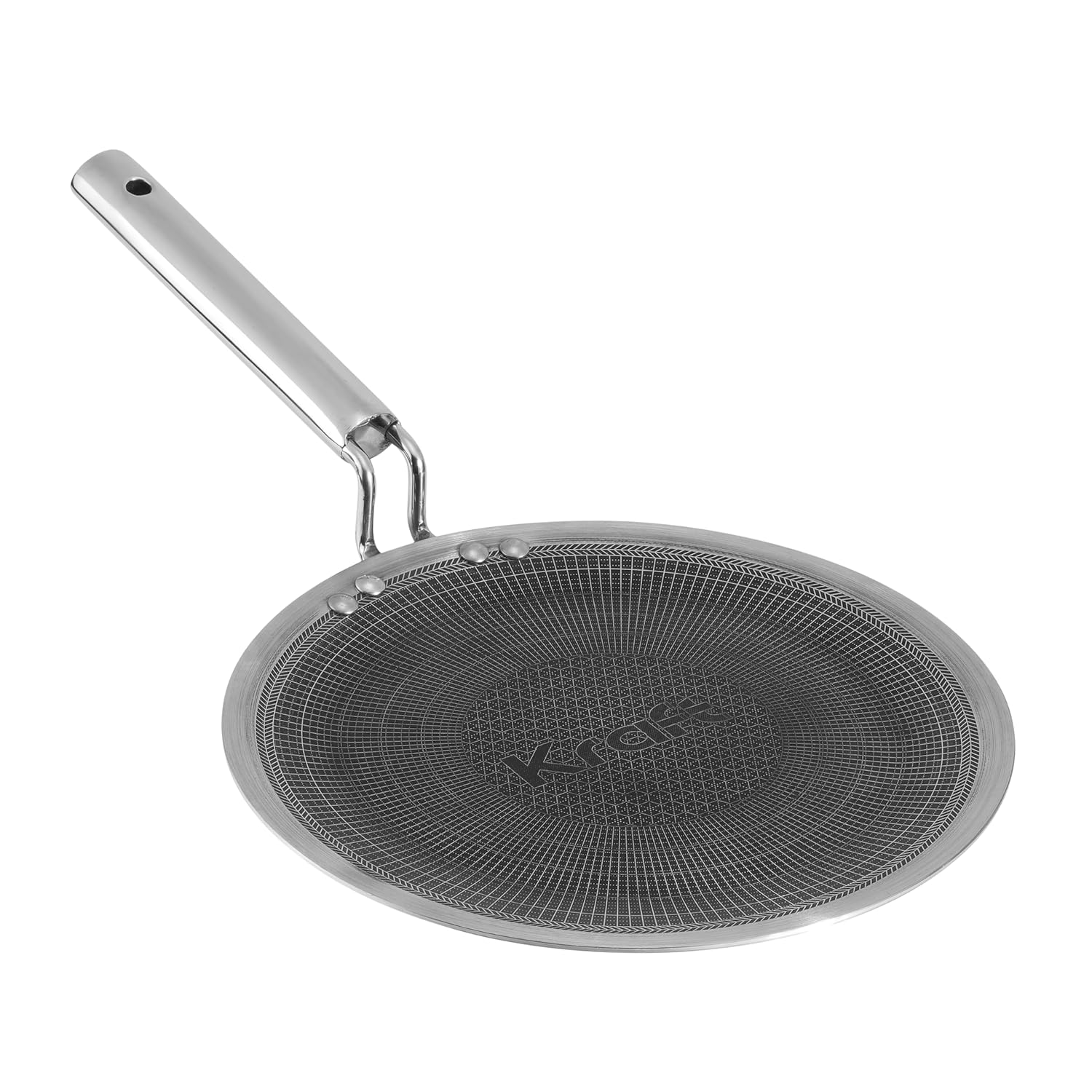 Kraft Futuretec Triply Pro roti tawa 26cm stainless induction view 6
