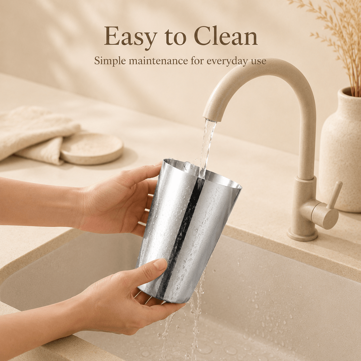 Kraft Stainless Steel Amrapali  Premium Steel Glass for Daily Use