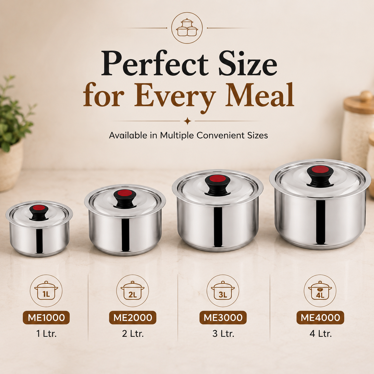 Kraft Mercury stainless steel casserole detail view insulated