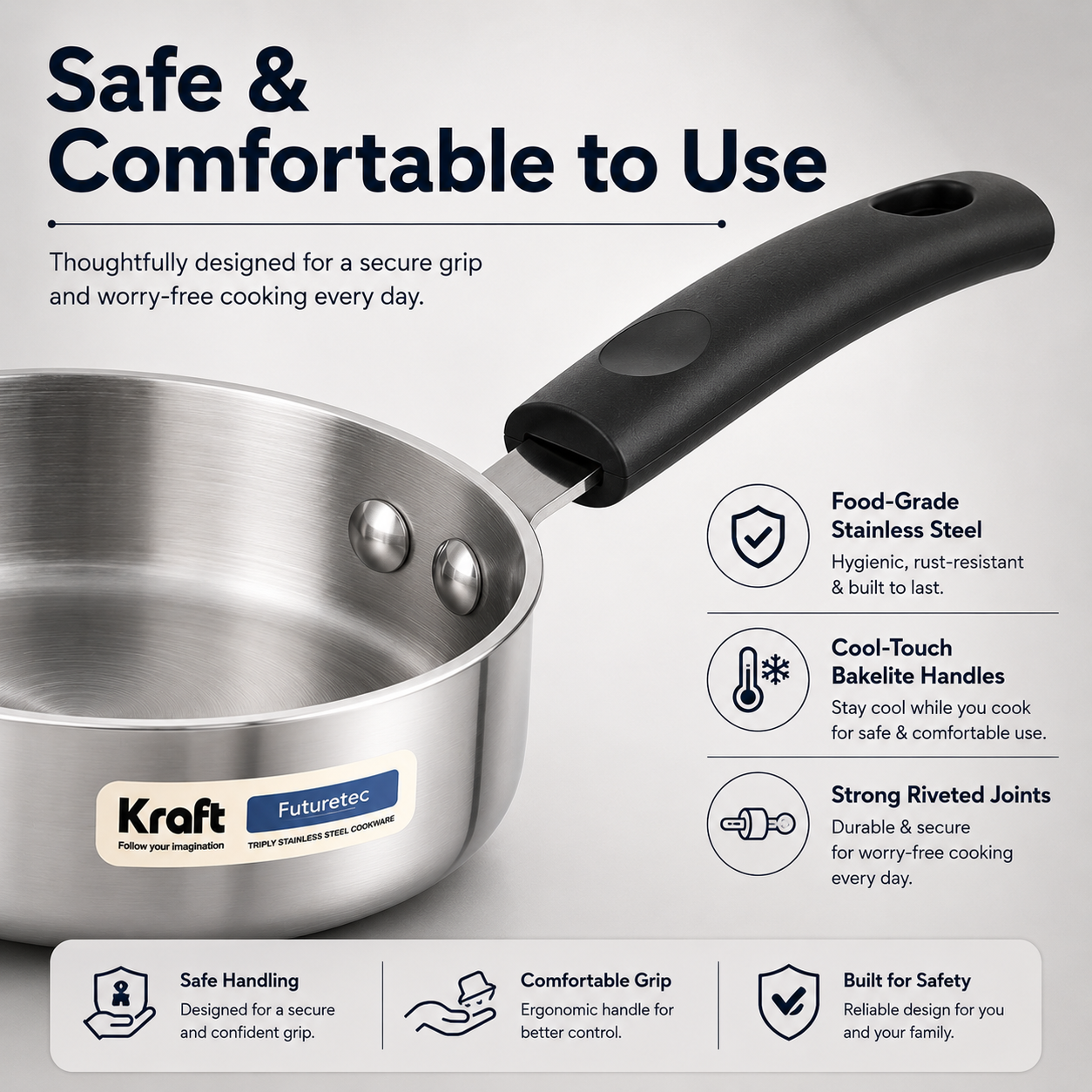 Kraft Futuretec Triply mini combo set 3pc view 8 lifestyle