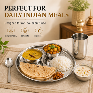 Kraft Princess Stainless Steel Dinner Set 6 pc