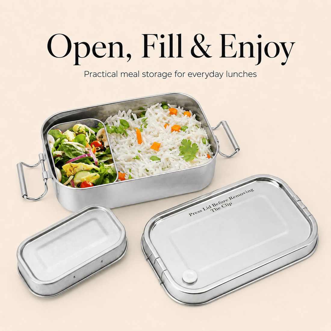 Kraft Stainless Steel Tiffins