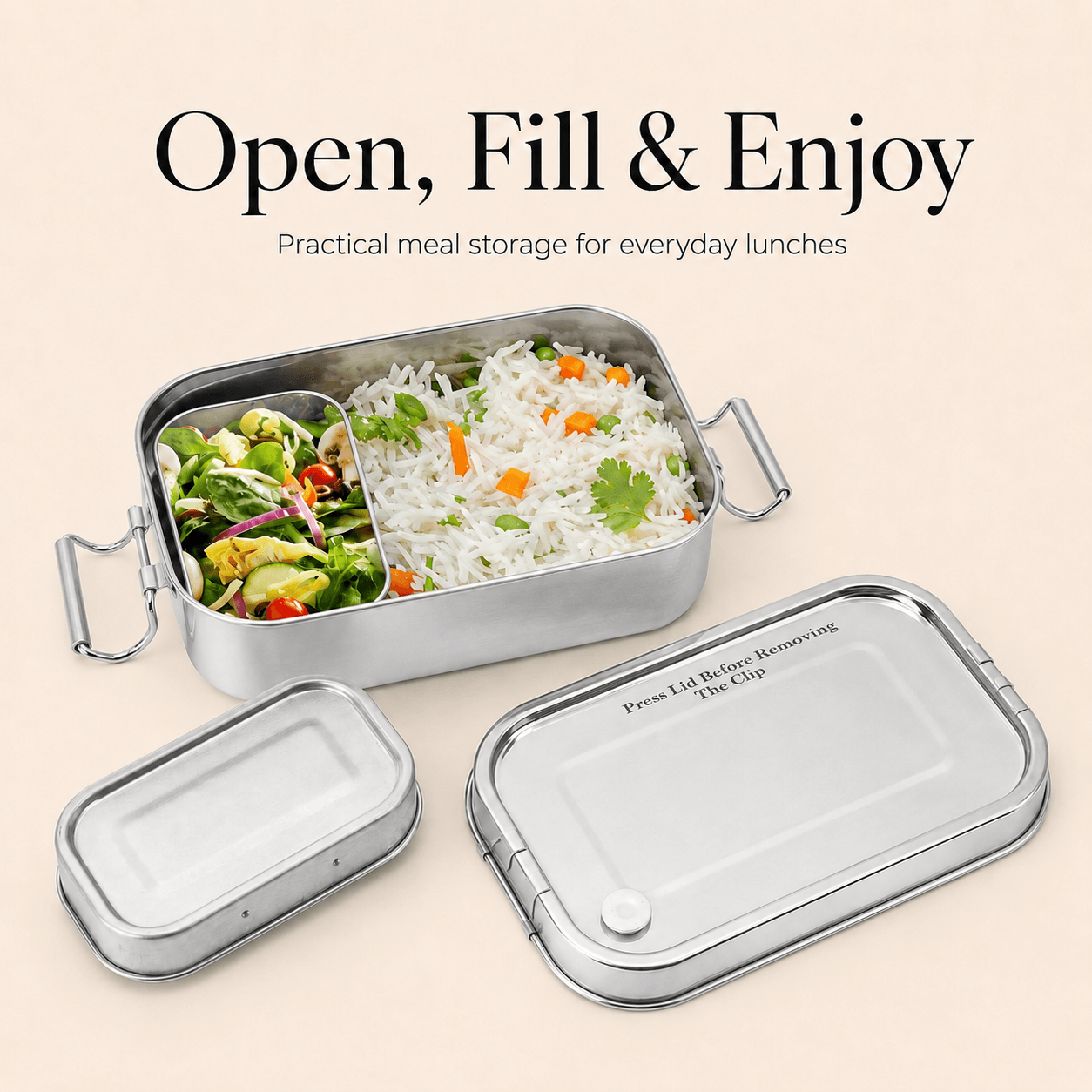 Kraft Stainless Steel Tiffins