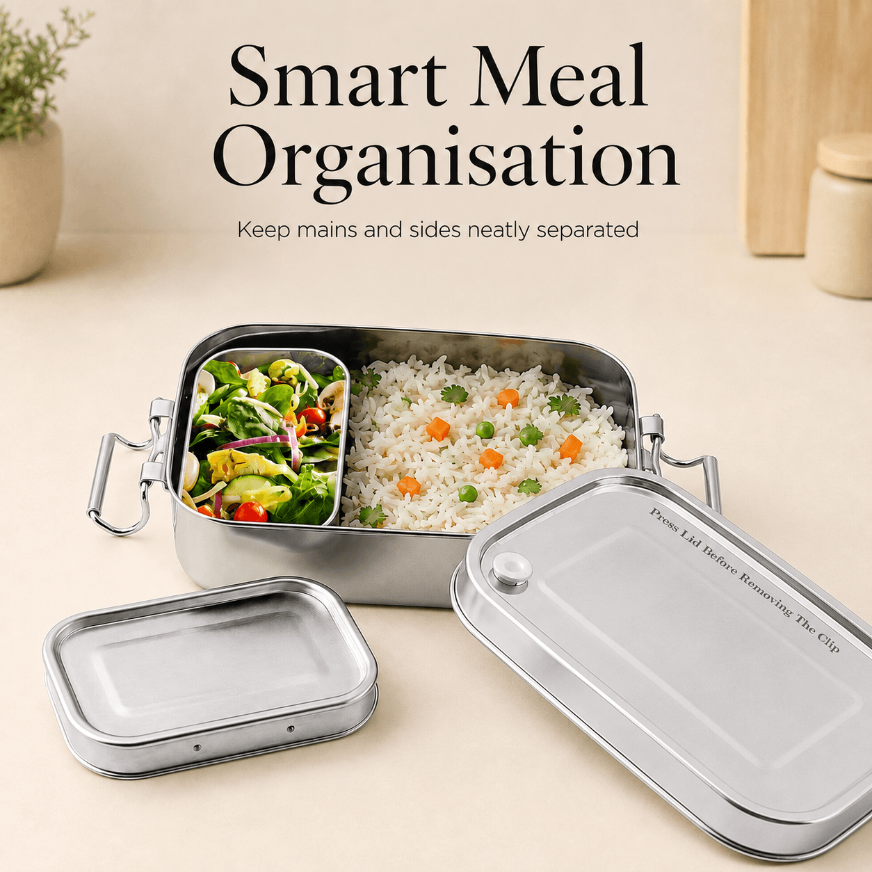 Kraft Stainless Steel Tiffins