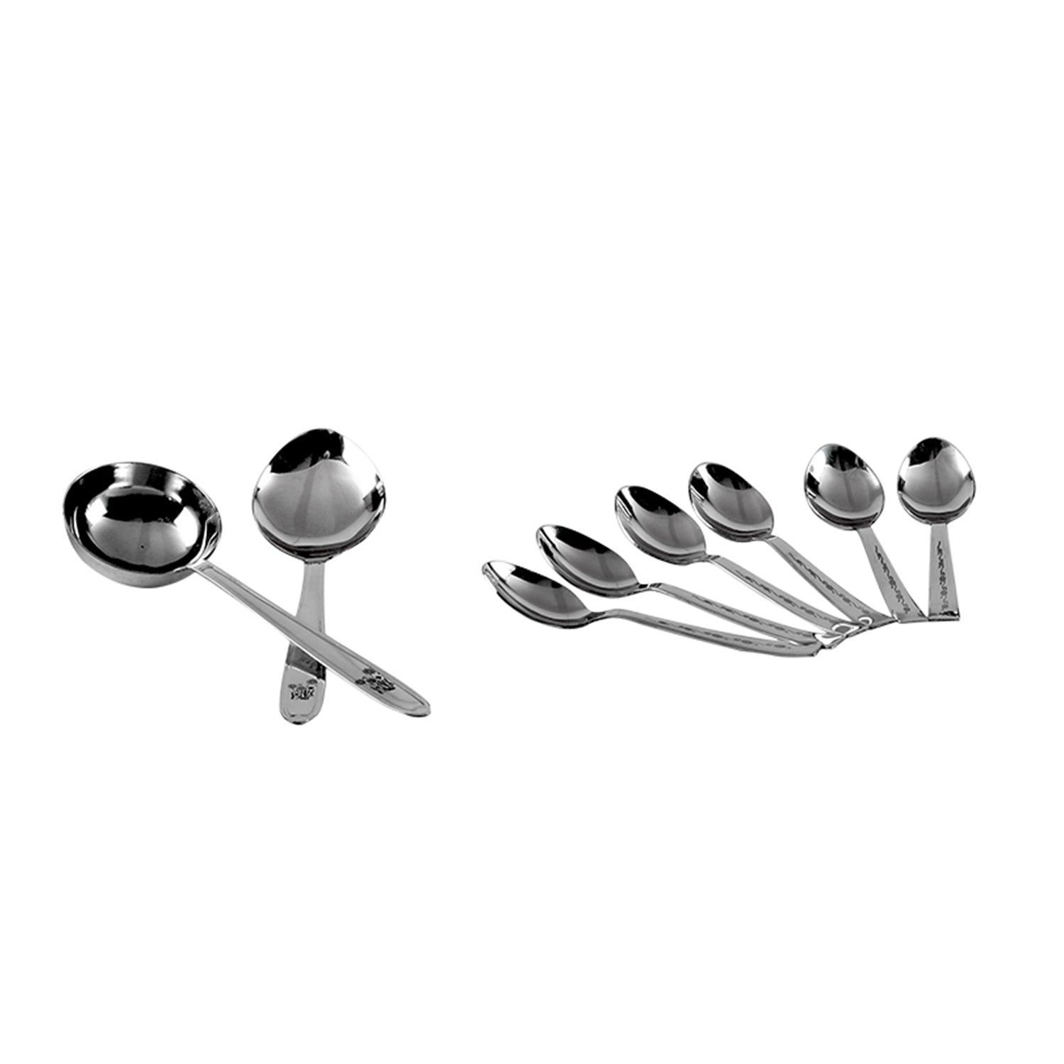 Kraft stainless steel Pattern 41pc dinner set overview b