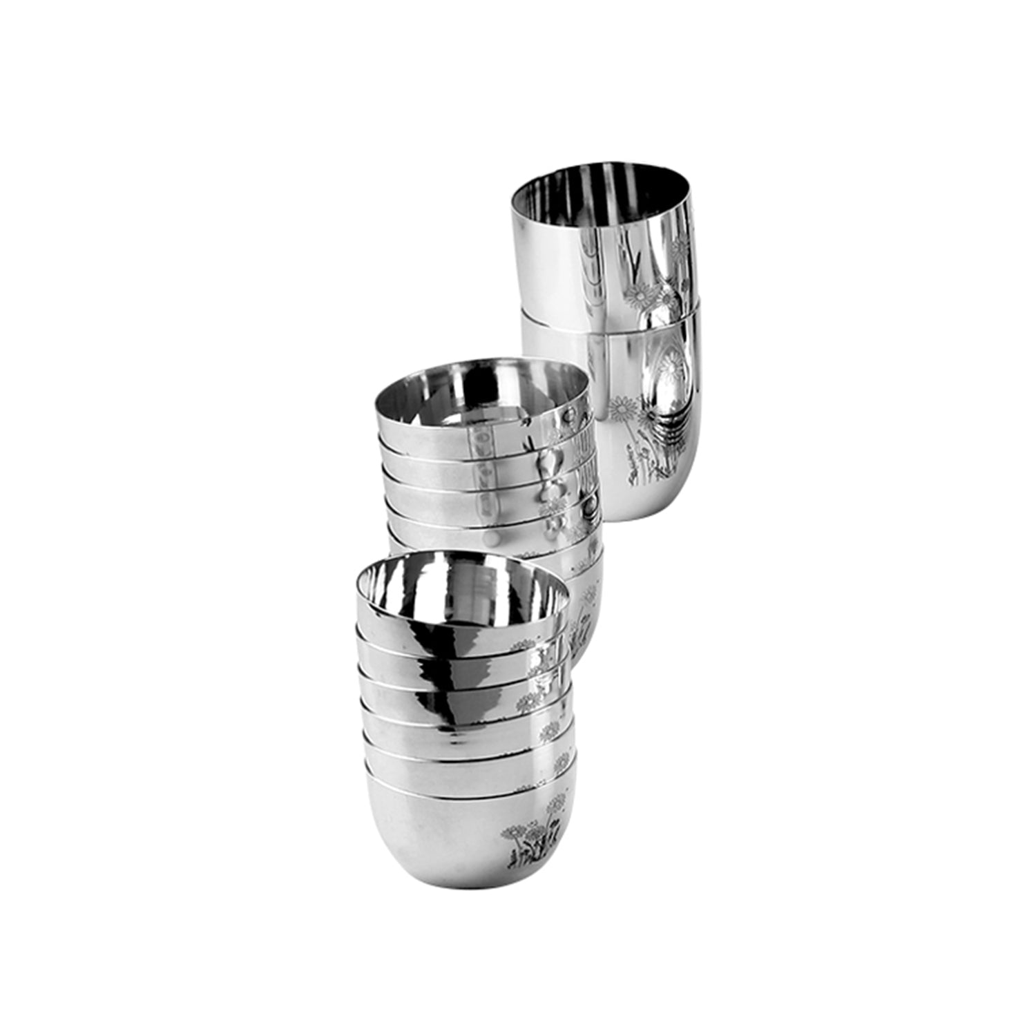 Kraft stainless steel Pattern 41pc dinner set overview d