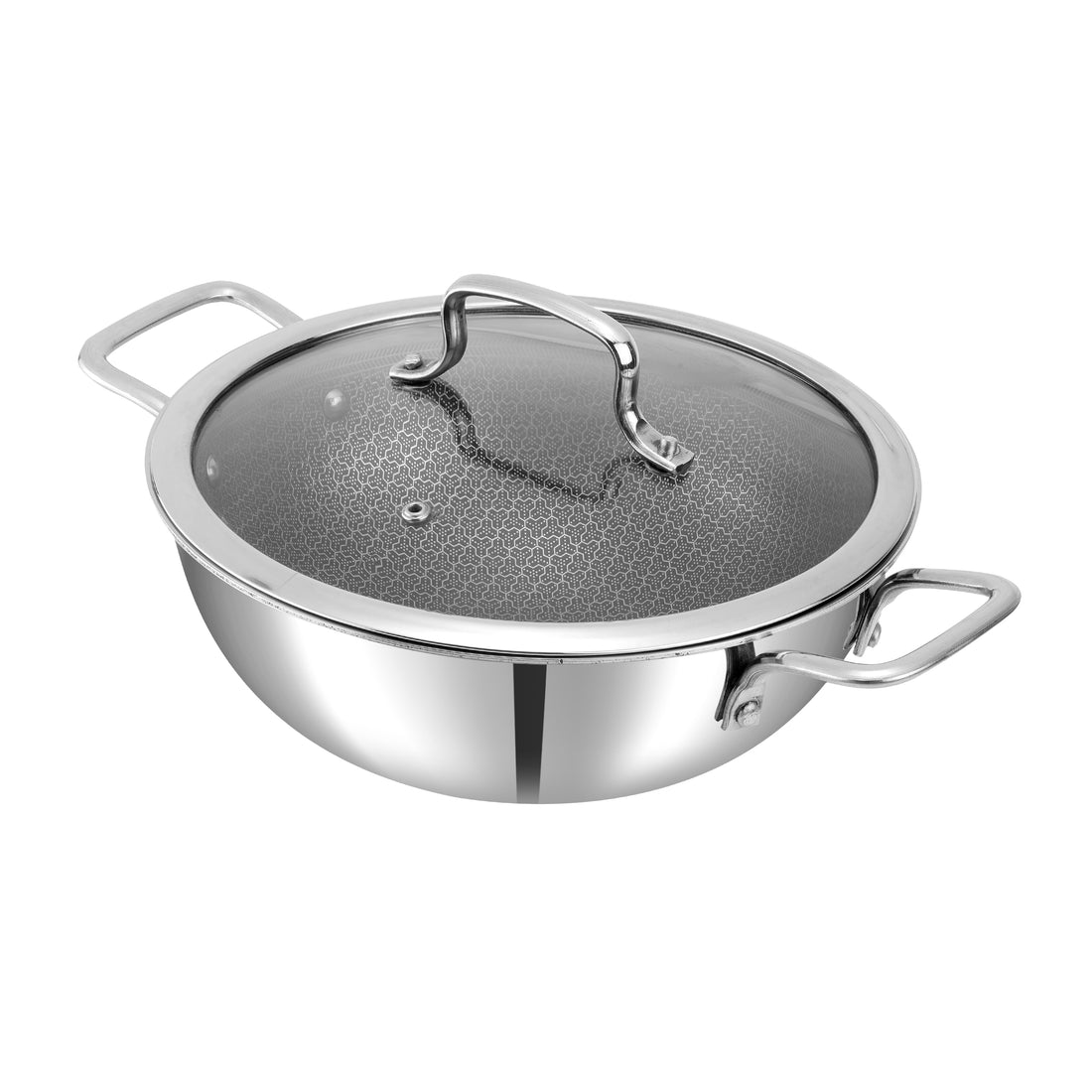 Kraft Futuretec Pro Triply deep kadai stainless steel induction product view
