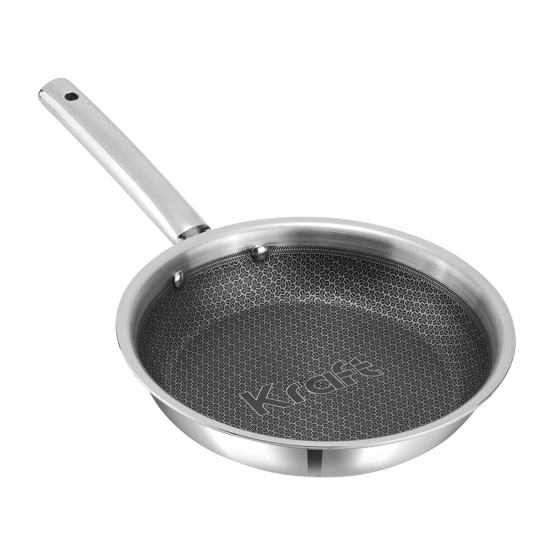Kraft Futuretec Pro Triply Stainless Steel Frypan (Induction Friendly)