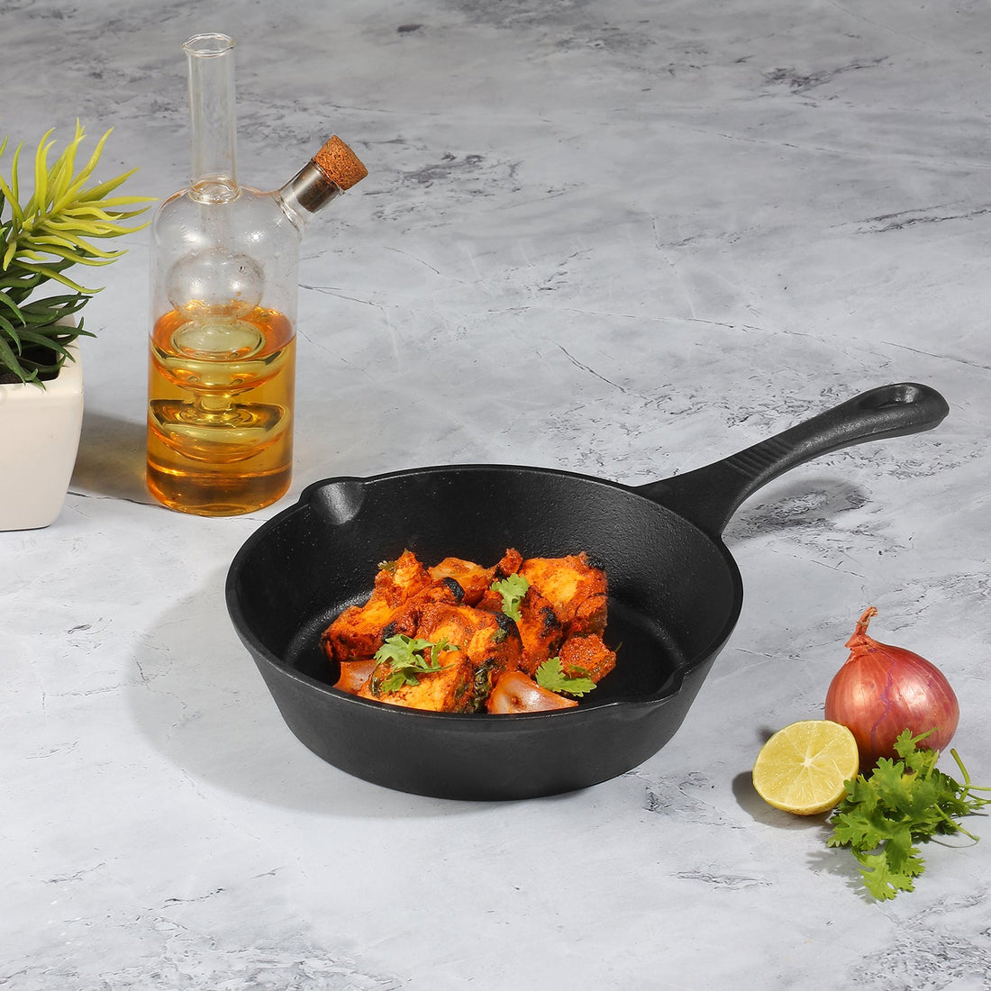 Kraft Infinity cast iron frypan pre-seasoned induction friendly skillet