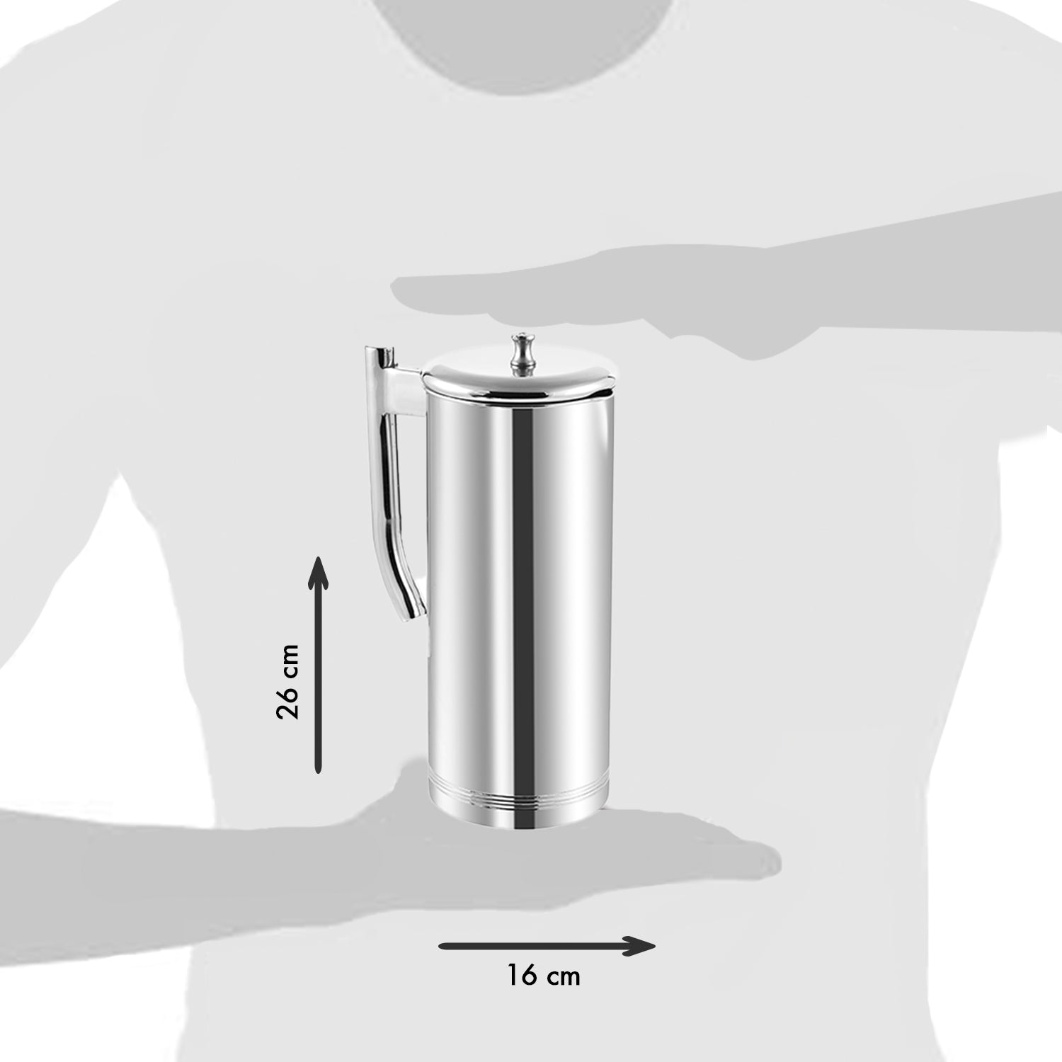 Kraft stainless steel Luminous jug 1.5L view 4 kitchen