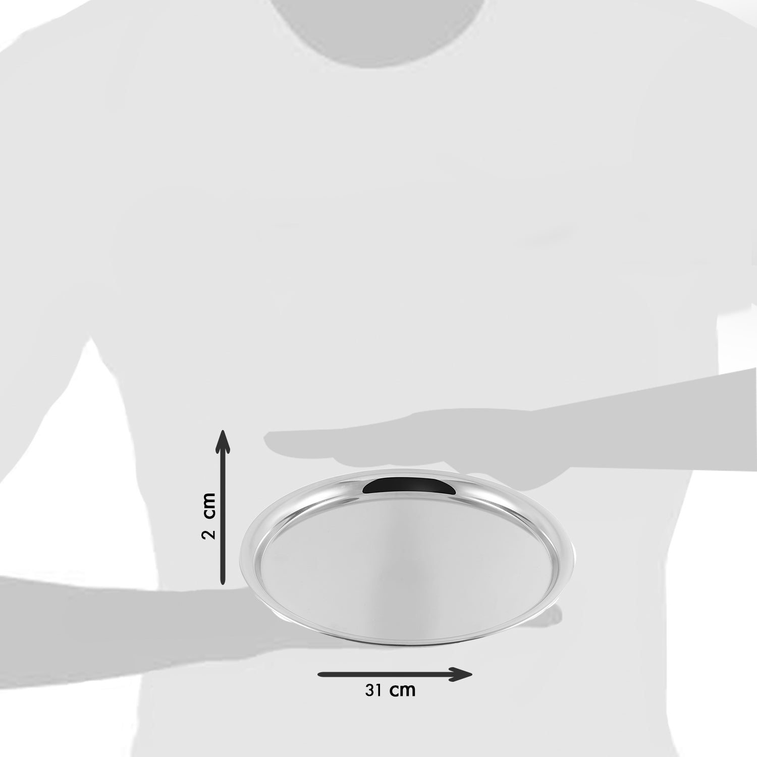Kraft Premium stainless steel full plate set 6pc detail