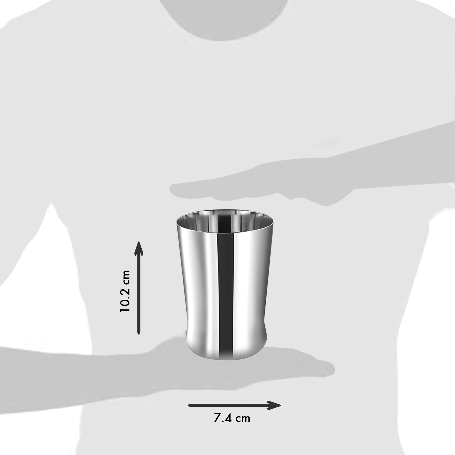 Kraft stainless steel Milano glass set lifestyle table