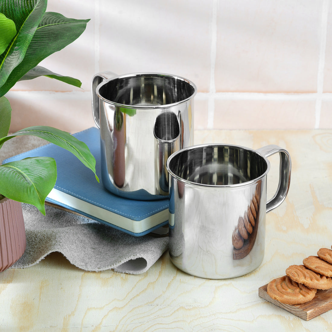 Kraft stainless steel coffee tea mug set drinkware serveware