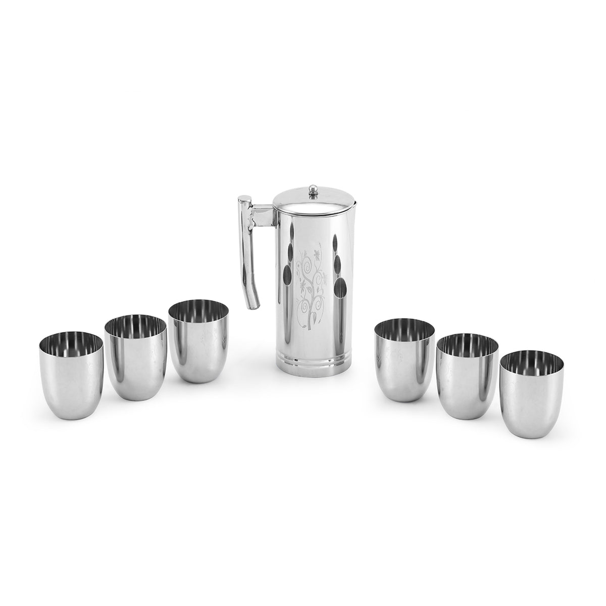 Kraft stainless steel Shagun Dinner Set 51 pc + 6 Vati Free