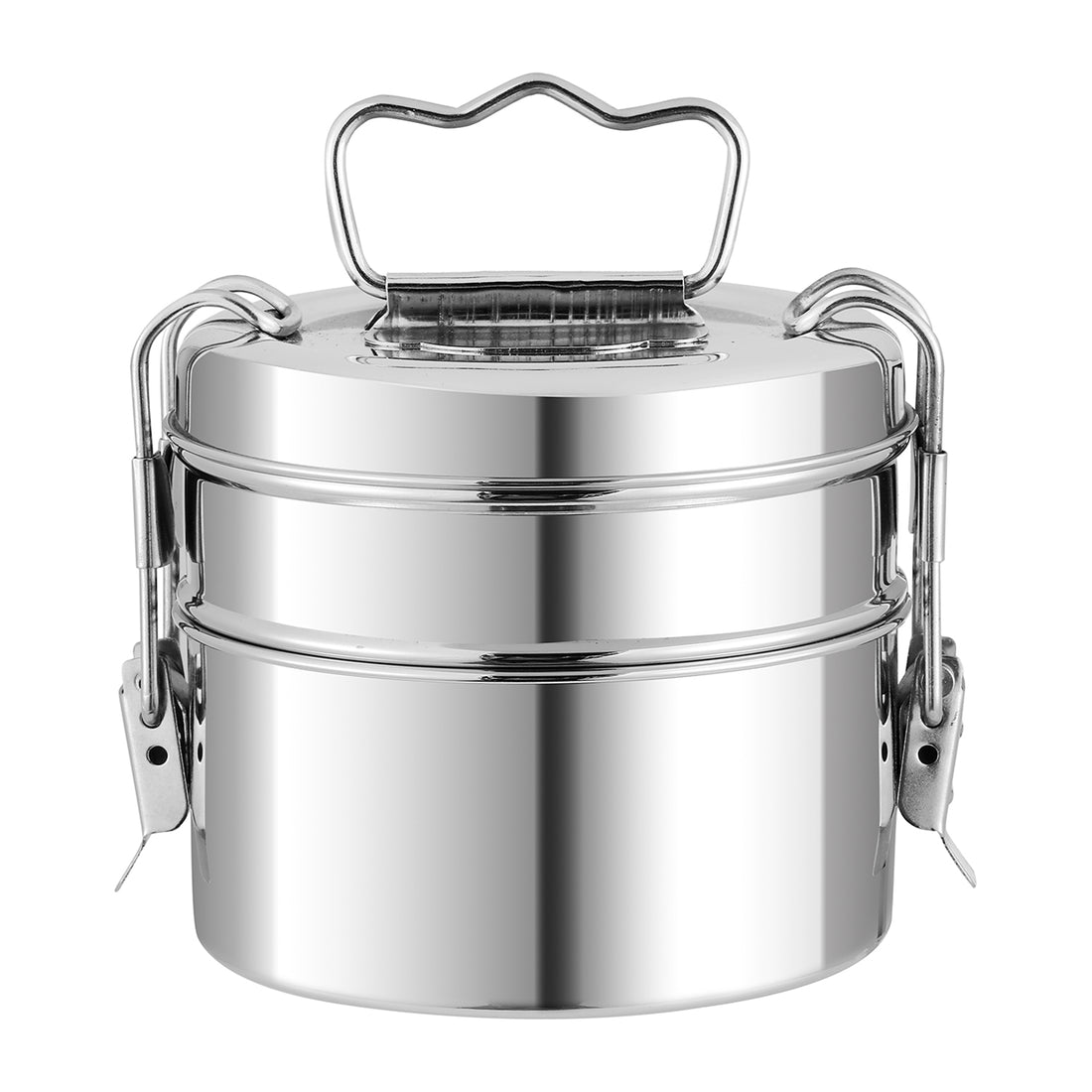Kraft Stainless Steel Multi-Tier Lunch Box with Handle  2, 3 & 4 Tier
