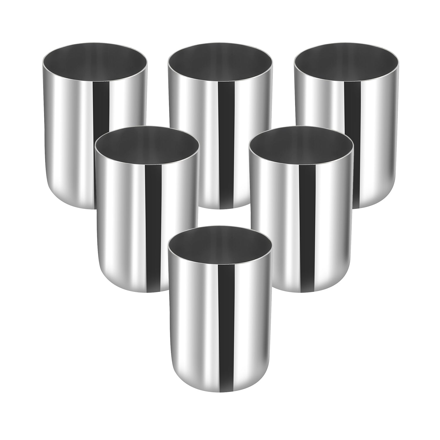 Kraft stainless steel juice glass set 300ml view 2