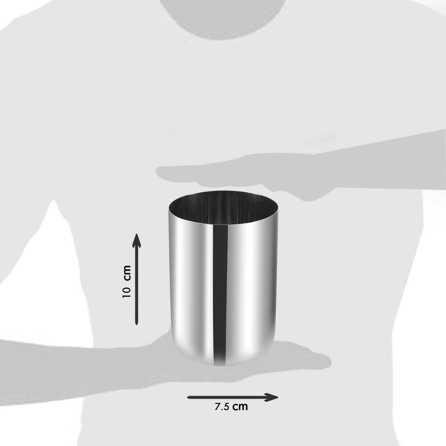 Kraft stainless steel Royal glass set 400ml view 4