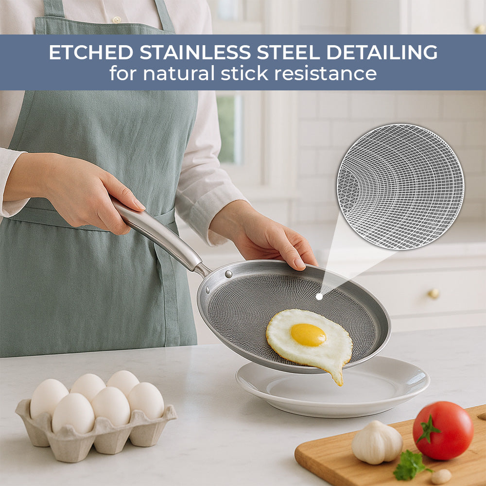 Kraft Futuretec Triply Dosa Tawa food sliding surface stainless steel
