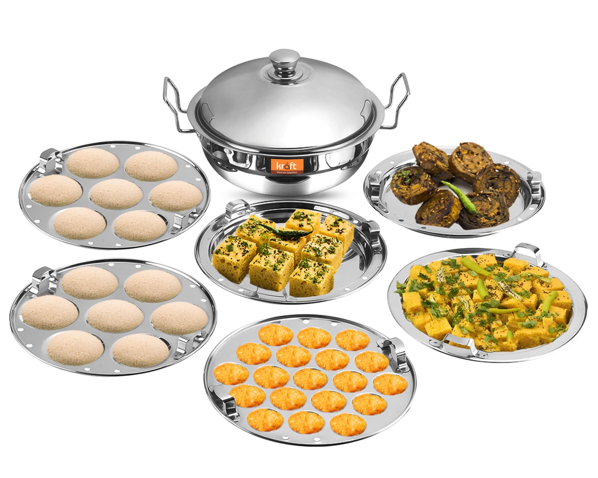 Kraft stainless steel multi kadai product overview induction