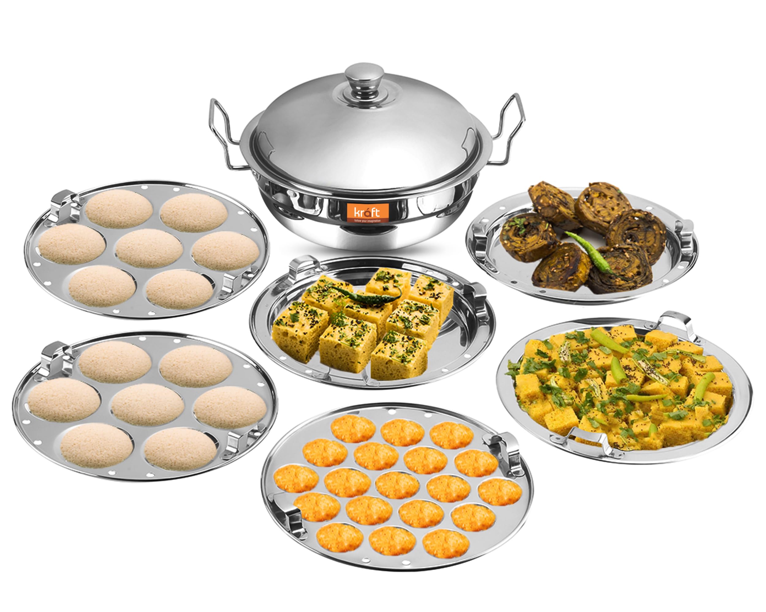 Kraft stainless steel multi kadai product overview induction