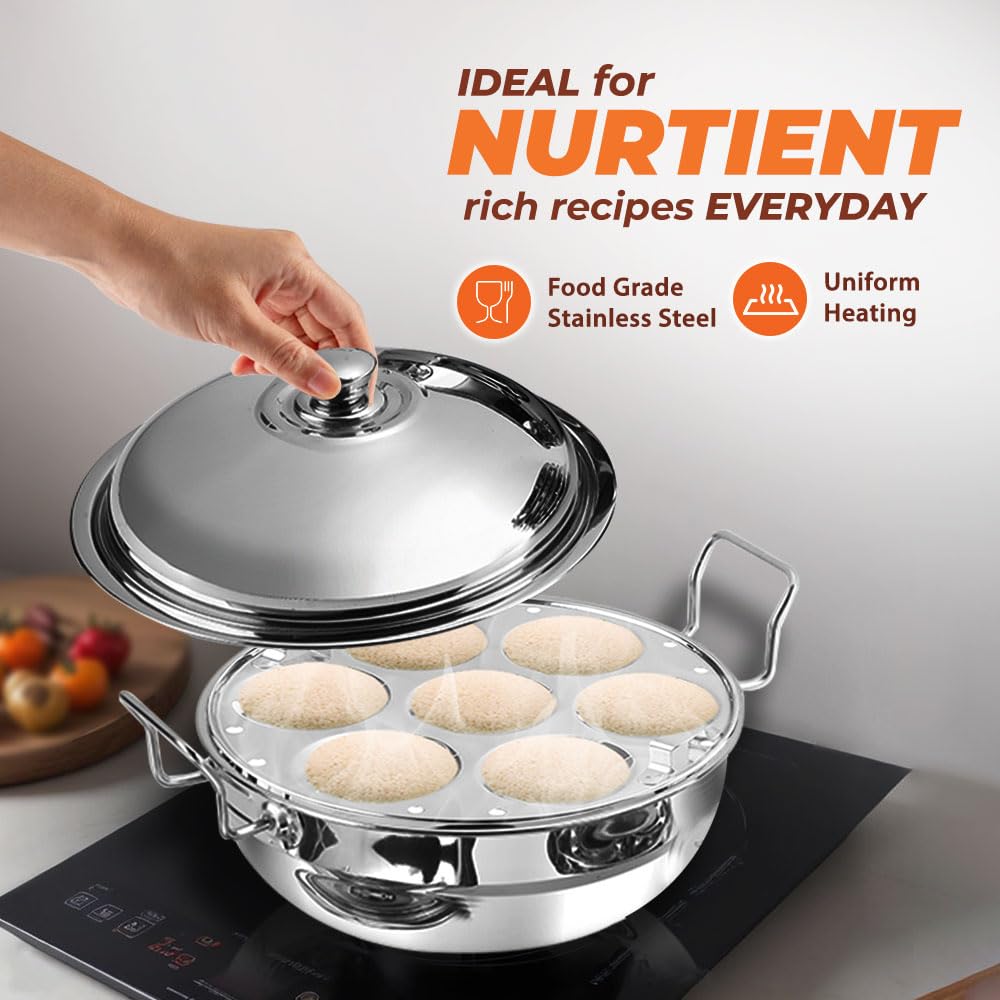 Kraft stainless steel multi kadai induction friendly lifestyle