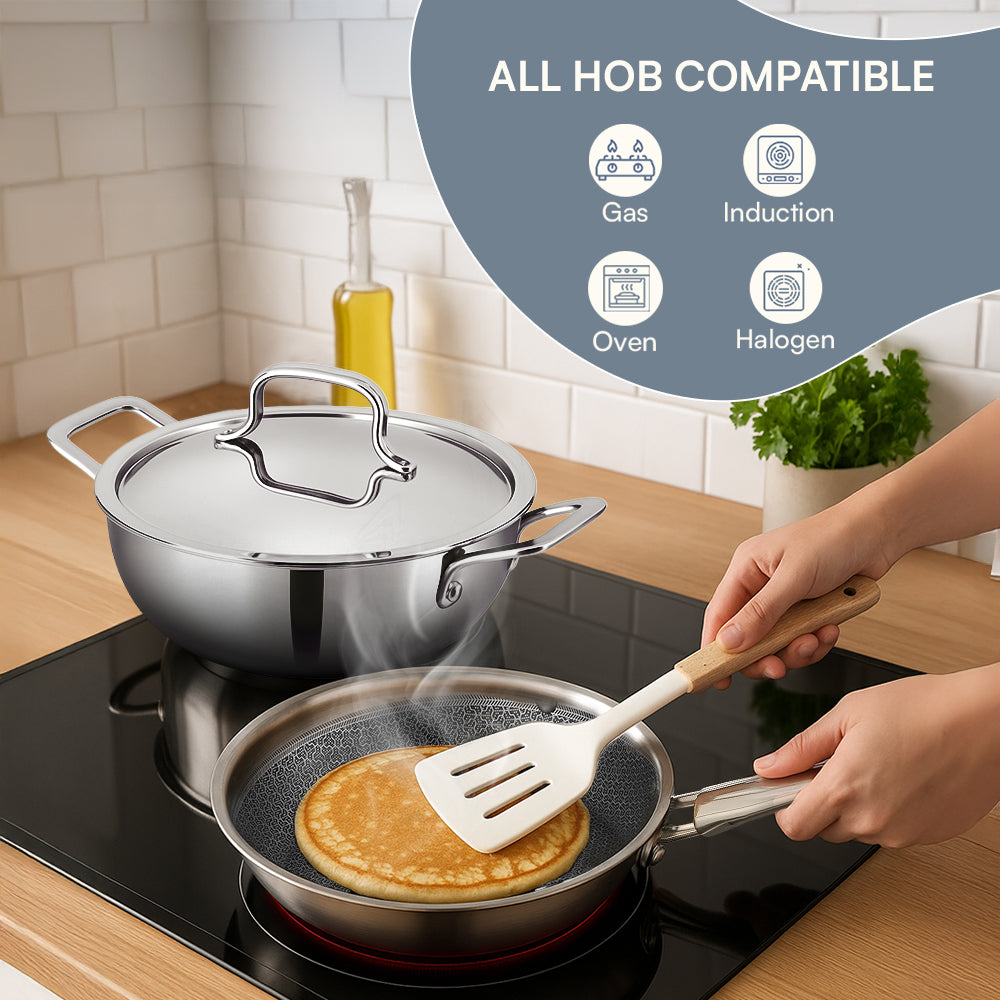 Kraft Futuretec Pro Triply Combo Set induction compatible stainless steel