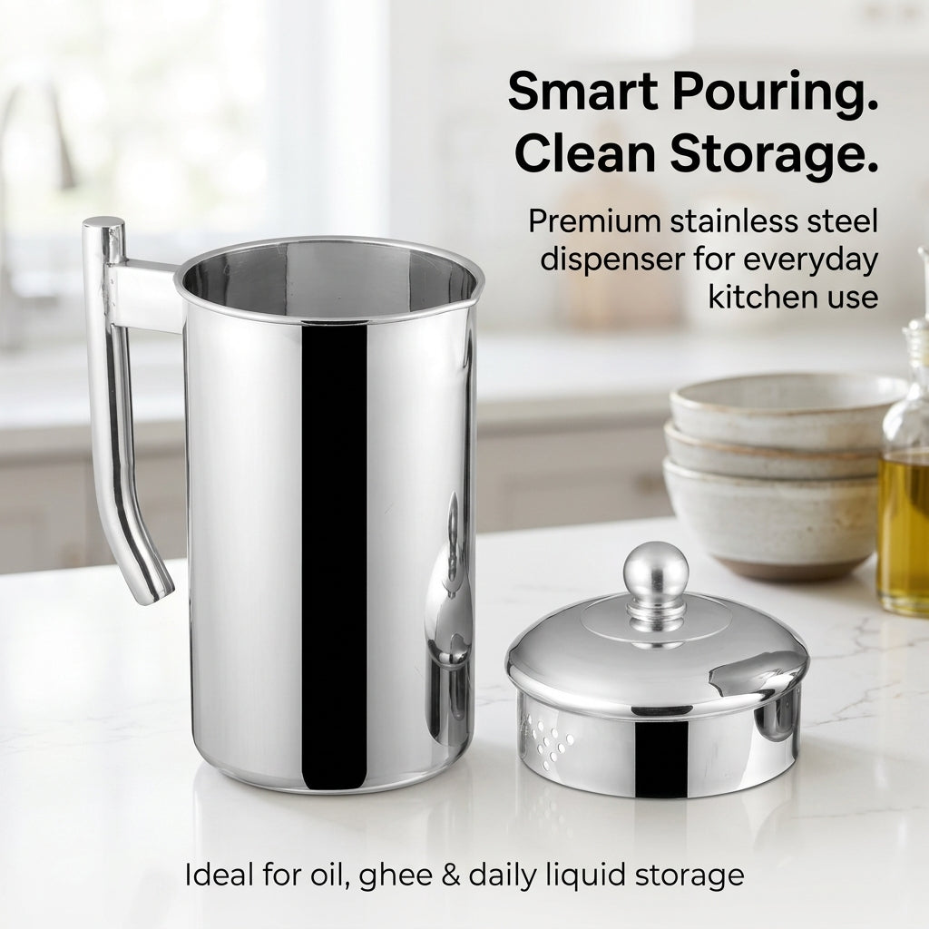 Kraft stainless steel Stellar jug lifestyle serveware table