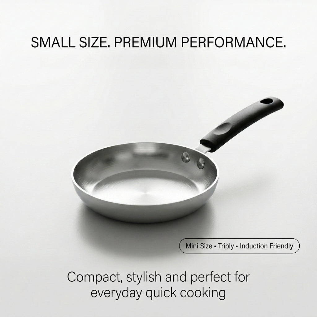 Kraft Futuretec Triply mini frypan 14cm stainless induction view 7