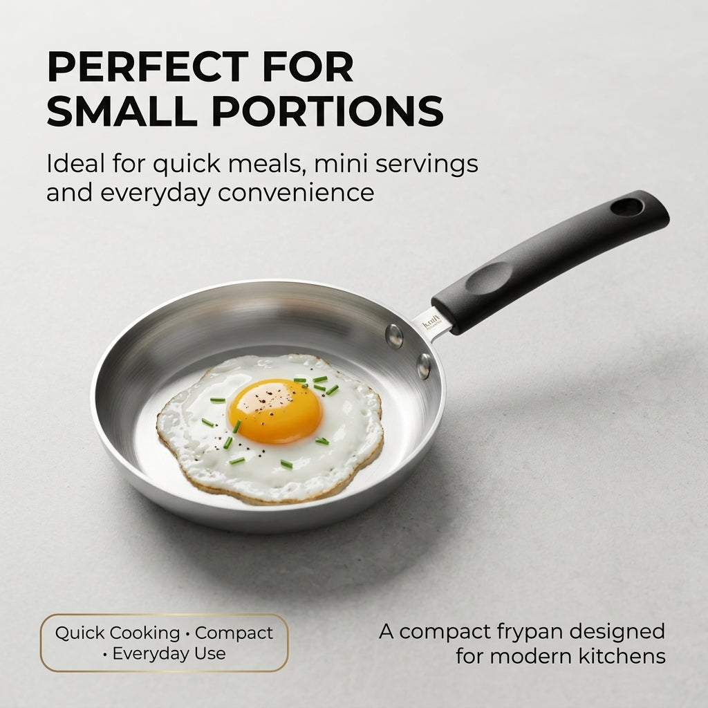 Kraft Futuretec Triply mini frypan 14cm stainless induction view 6