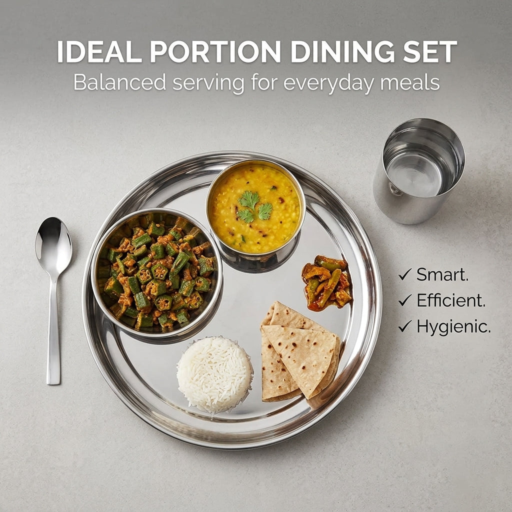 Kraft Princess stainless steel 6pc dinner set view 4