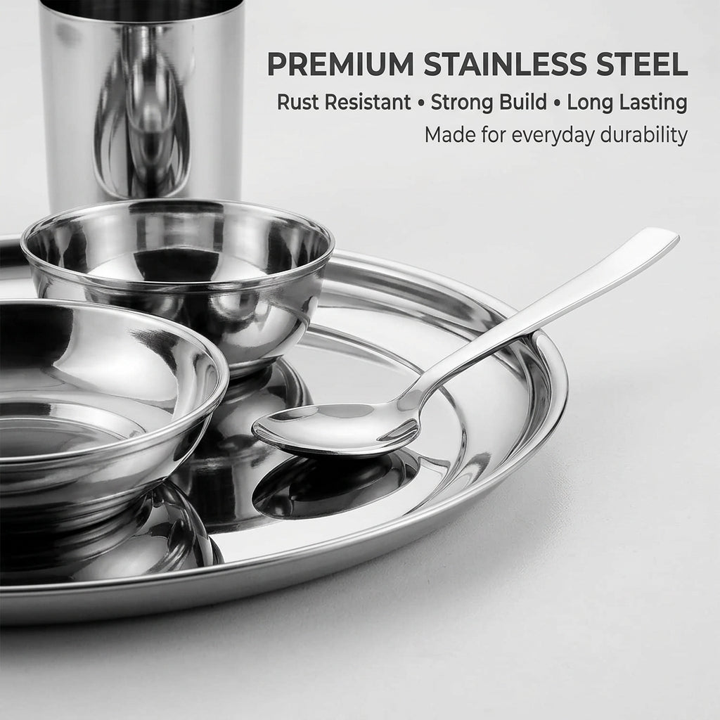 Kraft Princess stainless steel 6pc dinner set view 5